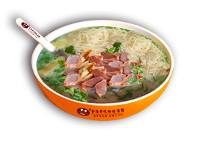 鸭杂汤面条